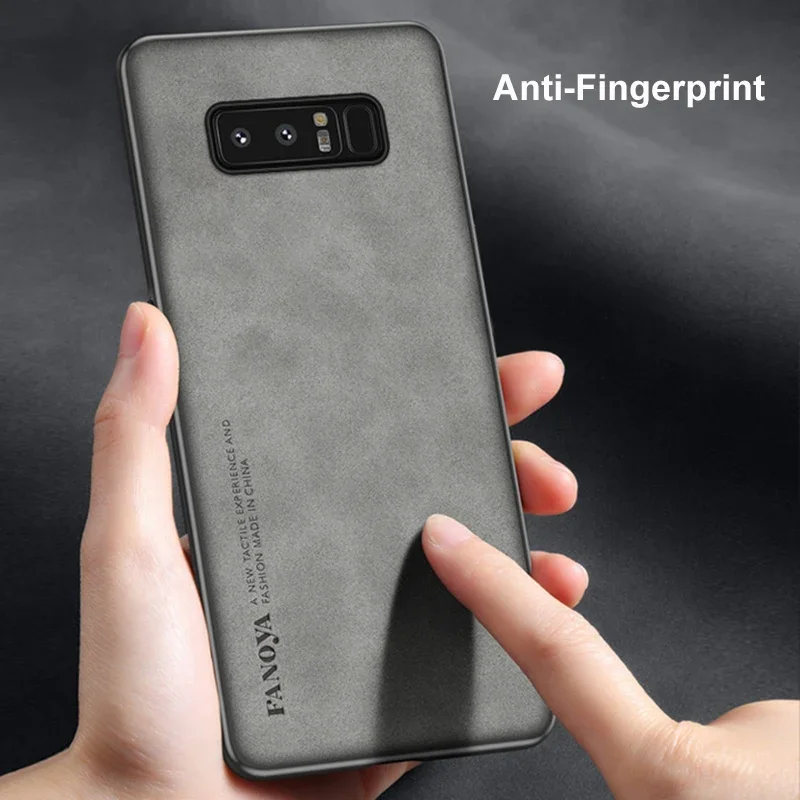 Casespace para Samsung Note 8 funda de teléfono de cuero PU para Samsung Galaxy Note8 contraportada protección de silicona a prueba de golpes