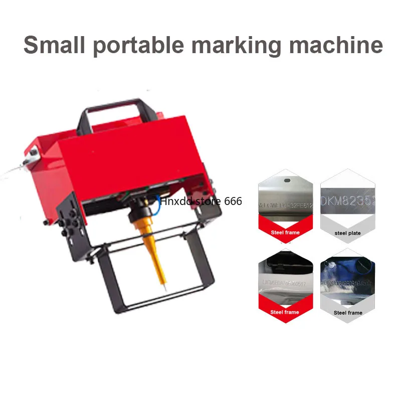 Pneumatic Metal Dot Peen Marking Machine Steel Stamp/Nameplate/Machinery Frame Marking Machine Chassis Nmber Printer Coding Tool