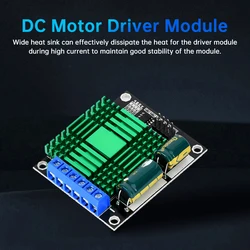 9V 12V 24V 28V 60A DC Motor Speed Controller PWM Speed Adjustable Reversible Motor Driver High Power H Bridge
