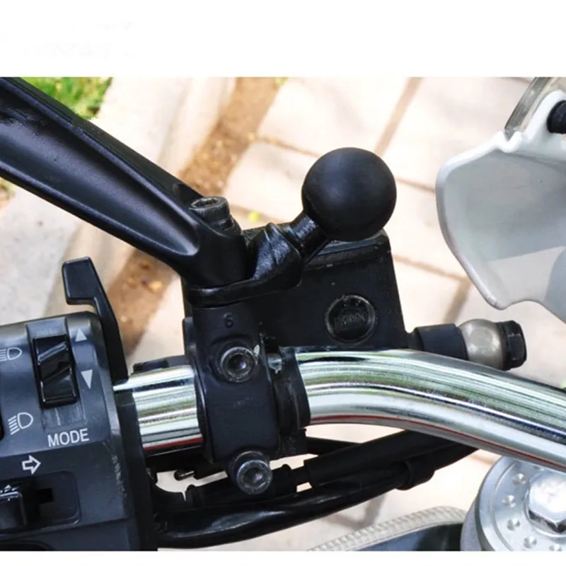 Motorcycle Mobile Phone GPS Holder Mounts Fixed Ball Base Isolate Dampens with 10mm and 1