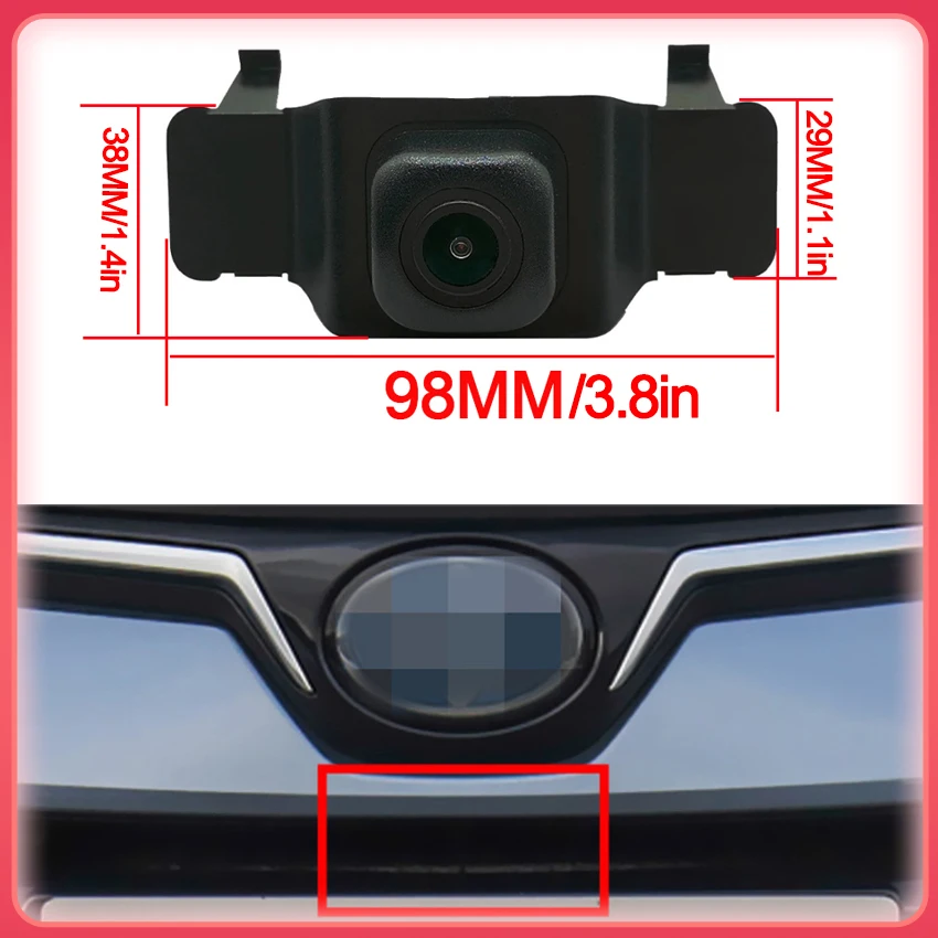 High Quality AHD Vehicle Front Side View Camera CCD FishEye Lens Night Vision For Toyota Corolla E210 2019 2020 2021 Accessories