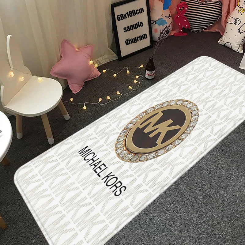 Interior Room Rugs Foot Carpet Entrance Doormat Bedside Pet Floor Mats Corridor Carpet Michael Kors Anti Slip Home Kitchen Decor