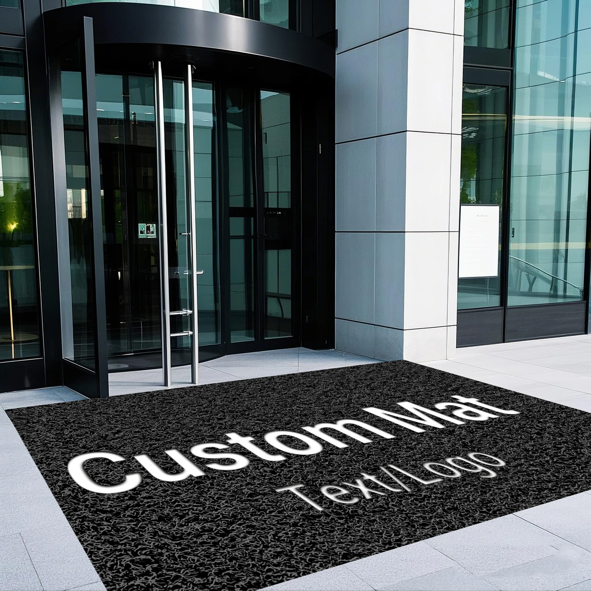 Personalized Carpet Outdoor Dirt Trap Absorbent Door Mat Washable Floor Mat Custom Entrance Doormat Non-Slip Welcome  Foot Mat