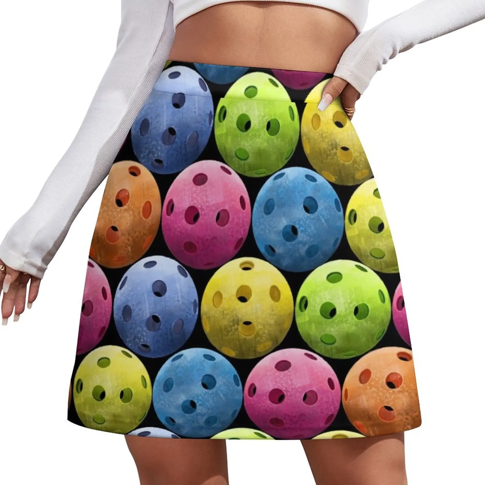 

Multi colored Pickleballs Mini Skirt skirt for women outfit korean style luxury designer clothing women Short women′s skirts