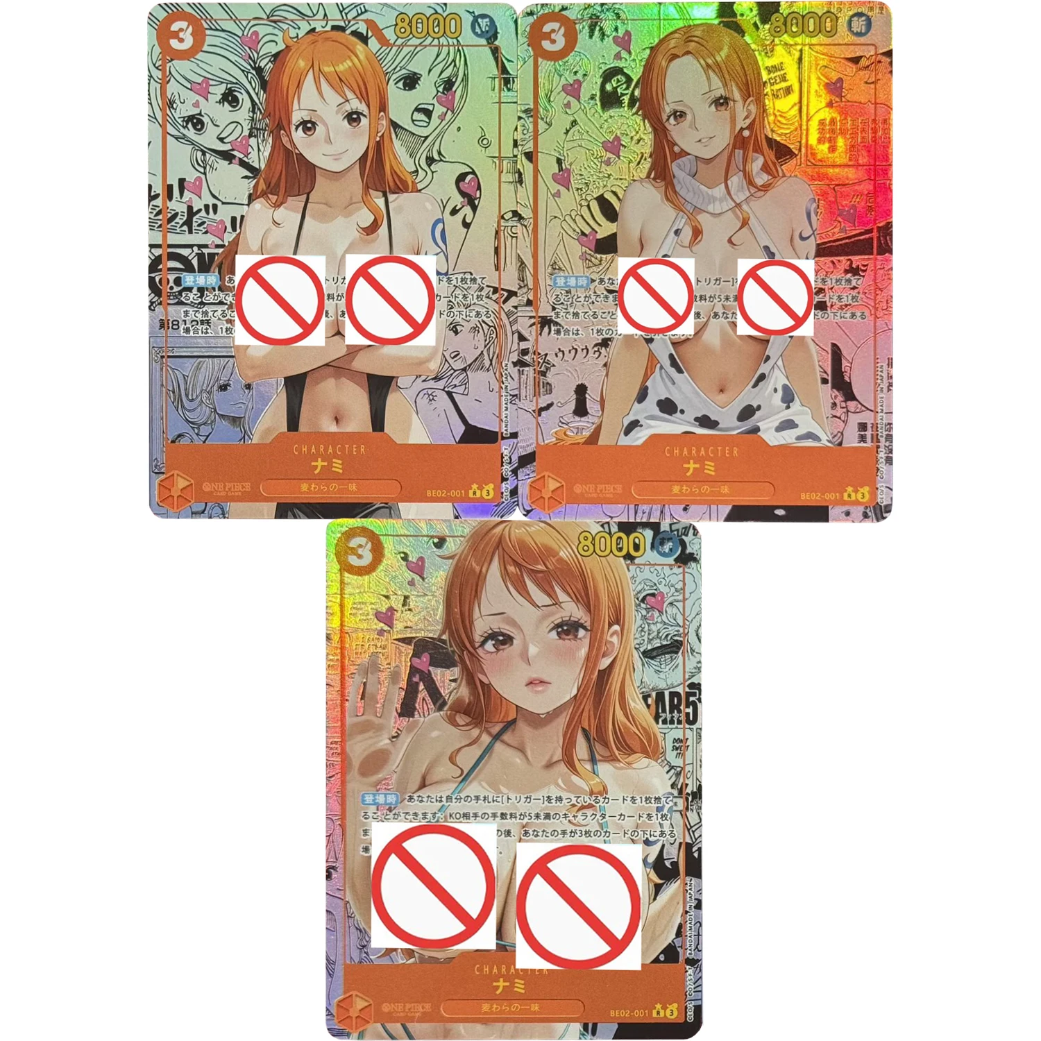 2 قطعة/المجموعة قطعة واحدة نامي روبن ممرضة سلسلة ACG بطاقة فلاش هانكوك فيفي لتقوم بها بنفسك الذاتي الكلاسيكية أنيمي جمع بطاقة هدية لعبة