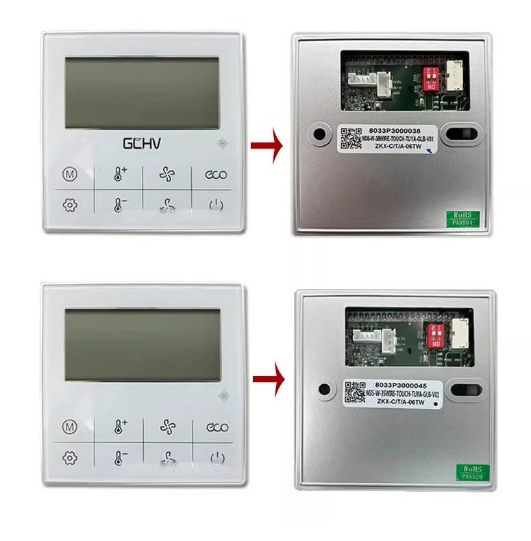 New Chigo Trane Line Control Display 803300290097 8033002000098 8033P3000038 8033P3000045 ZKX-CMVE-05 ZKX-CTA-06TW ZKX-T-06