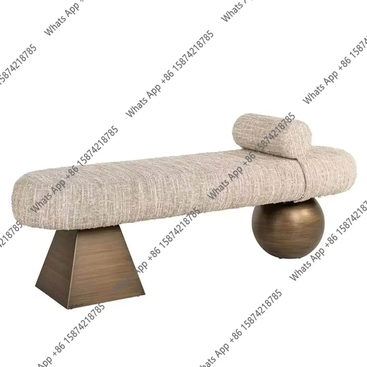 Kk Medieval Style Solid Wood Shoe Change Door Household Shoe Stool Bedroom Minimalist End Of Bed Advanced Feeling Living Room Be
