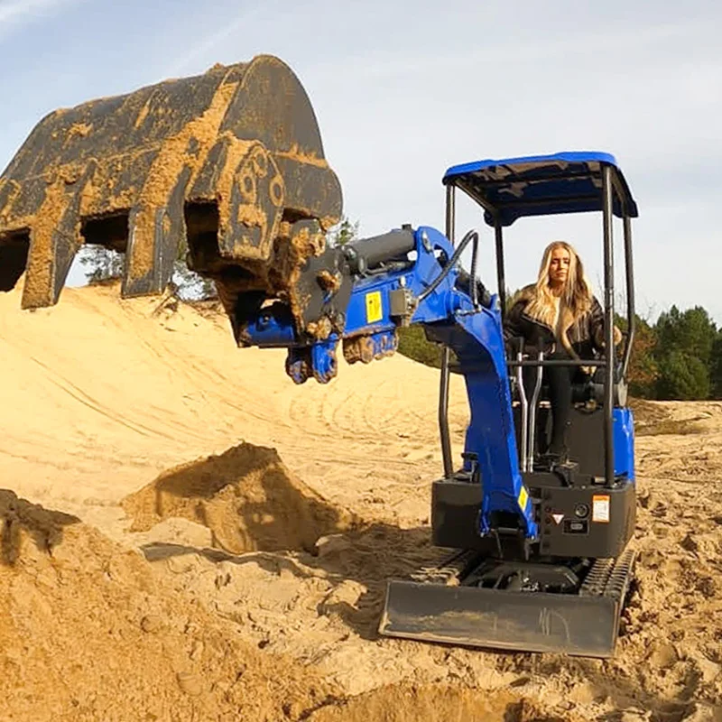 حفارة صغيرة متعددة الوظائف 1 طن 1.2 طن 1.8 طن 2 طن حفارة صغيرة متعددة الأغراض نوع مغلق مخصص