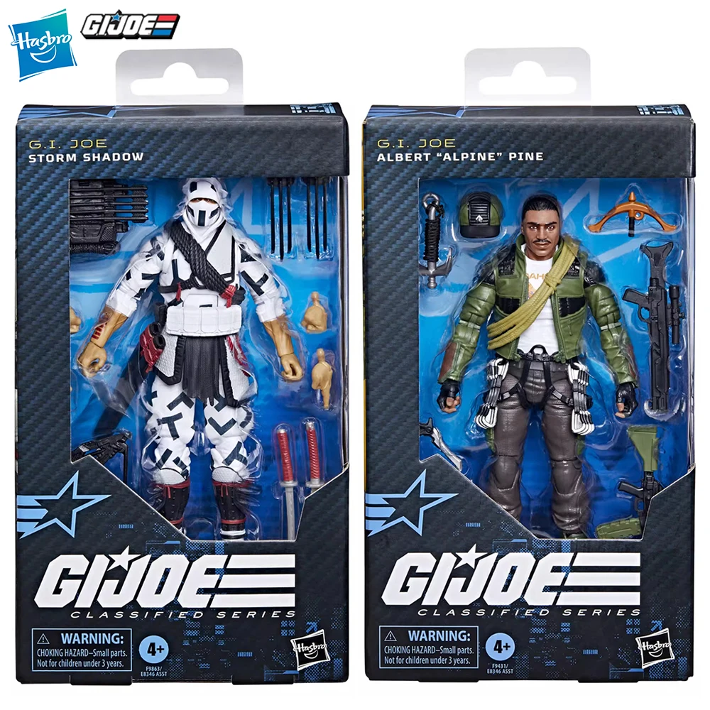 

[In-Stock] Hasbro G.I. Joe Classified Series #131 Storm Shadow & #133 ALPINE (Albert Pine) 15cm Action Figure Model Toys