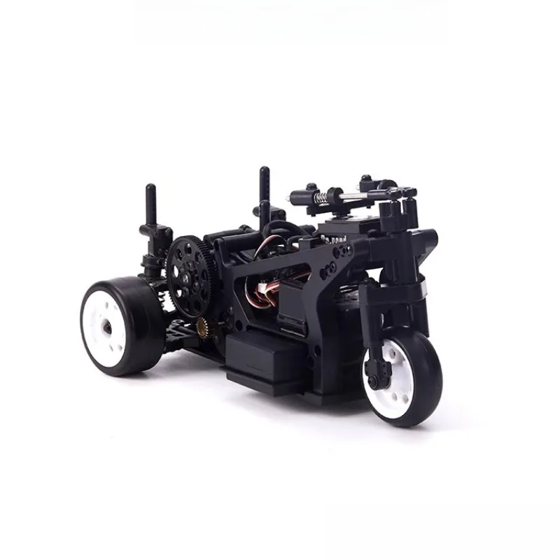 Usukani D3T RC coche 1/8 de tres ruedas motrices traseras KIT de marco de coche de deriva Control remoto eléctrico motocicleta modelo de tres ruedas