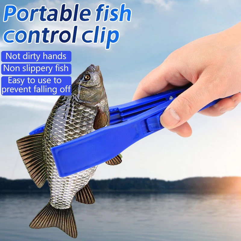 1Pc Multifunctional Fishing Fish Clip Hand Controller Tackle Tool Fishing Body Grip Clamp Gripper Grabber With Lock Switch