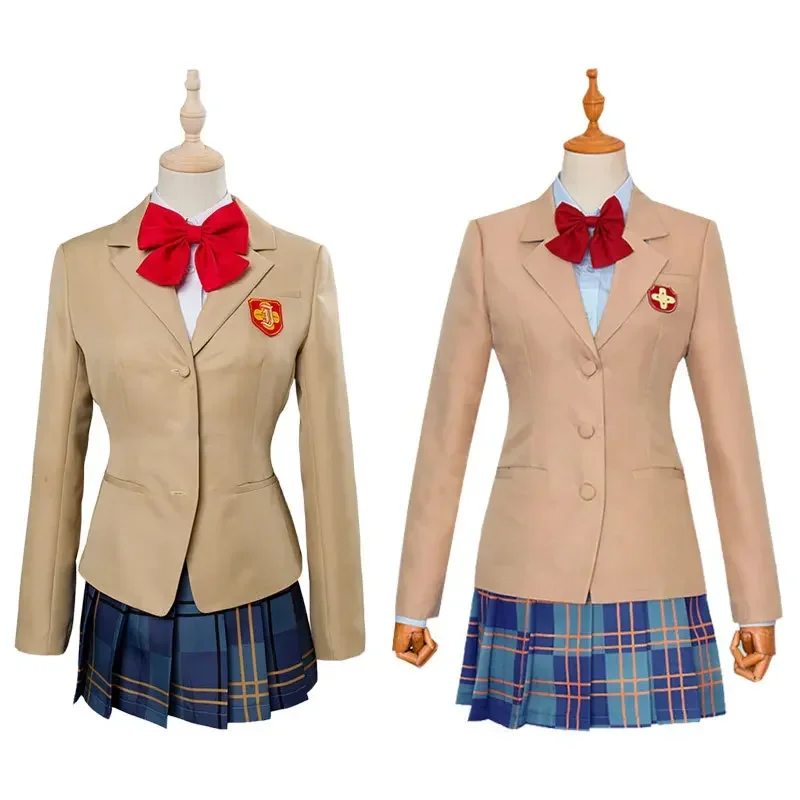 Anime Misaka Mikoto Schooluniform Anime Toaru Kagaku Geen Railgun Shirai Kuroko Cosplay Kostuum Cosplay Prestaties