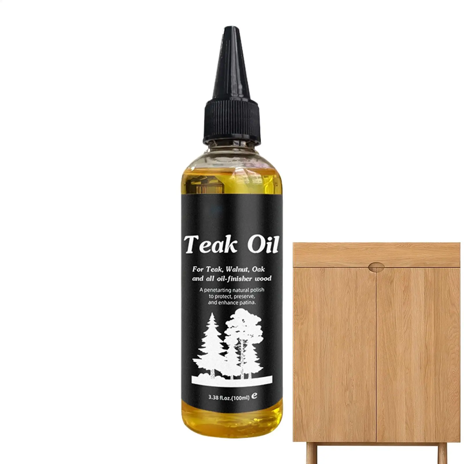 100ml Furniture Oil Wood Polishing Furniture Hardwood Polisher Conditioner For Outdoor Indoor Boats Shower Benches Patio Deck