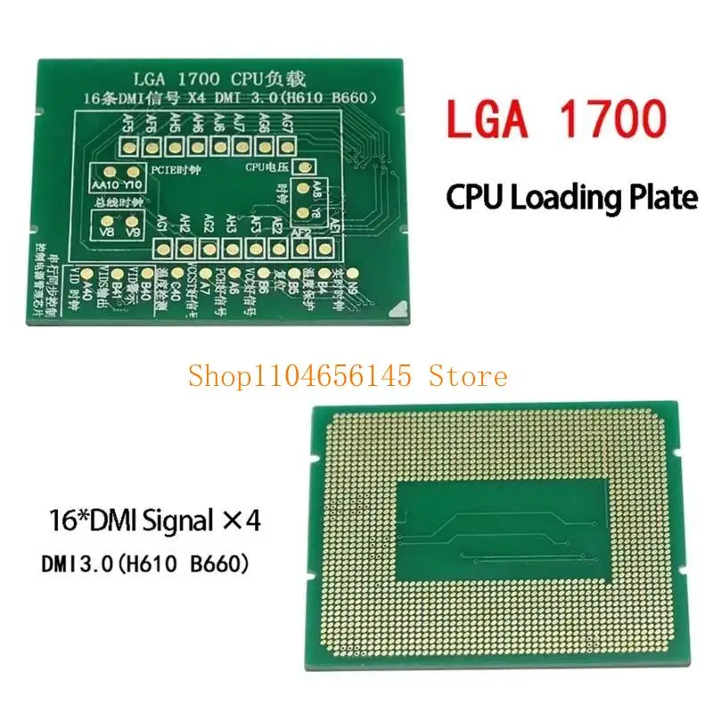 5ASDデスクトップLGA1700 CPUソケットテスターDMI3.0 H610 B660診断分析装置ダミーロードフェイクロードLEDインジケーター付き
