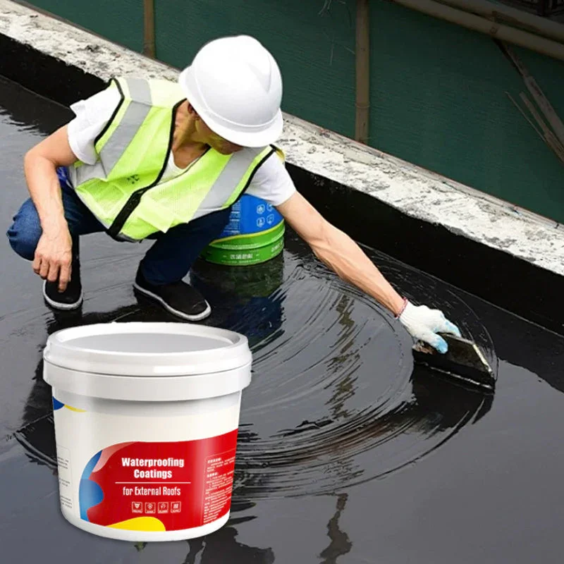 High Stretch Roof Coating Waterproofing Coatings for External Roofs RV Sealant Adhesive Repair Leak