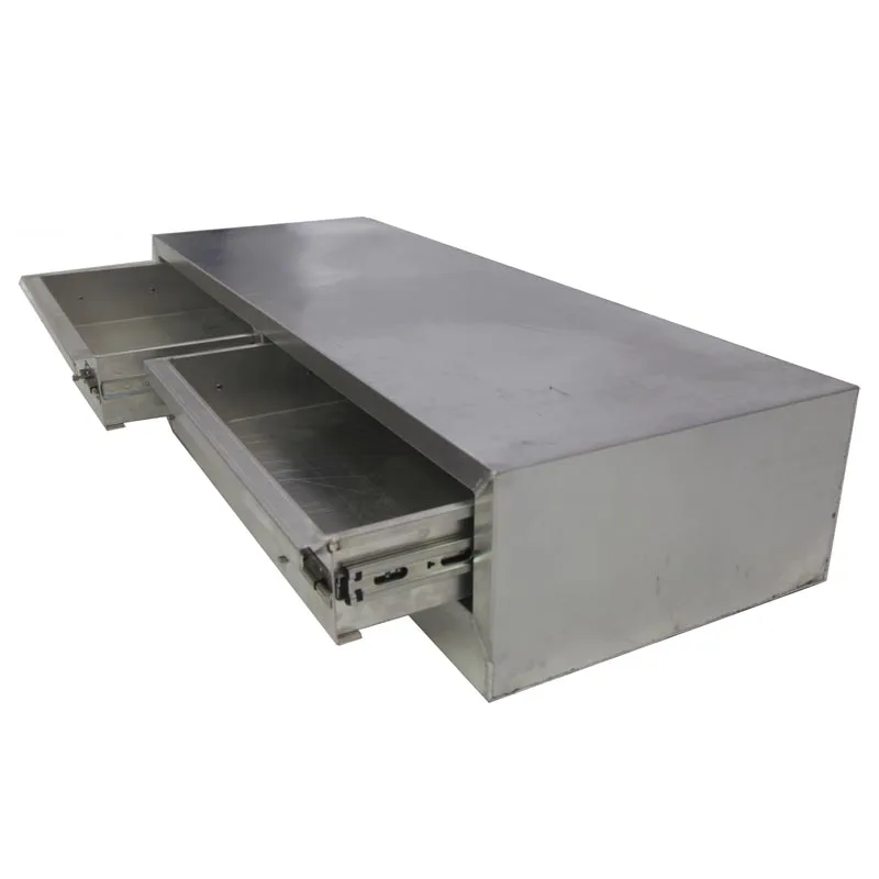 Custom Aluminum Drawer 1220mm Aluminium Toolbox Canopy Camper Tool Box Drawer Unit 1400D with Heavy Duty for Storage