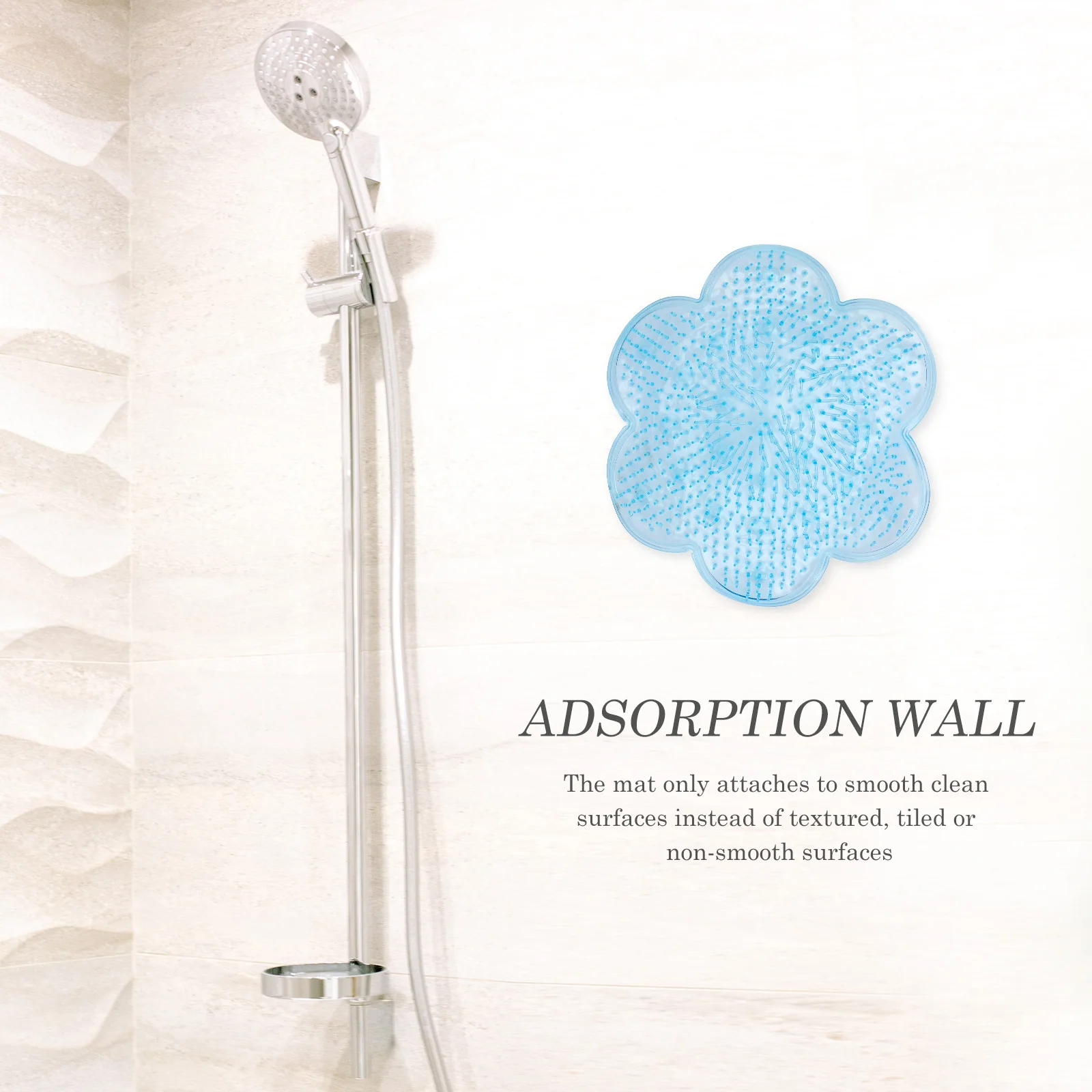 

Bath Room Large Non Skid Shower Foot Mat Eco Friendly Odorless Flexible Slip Resistant Bath Rug For Tile Floor Household Floor