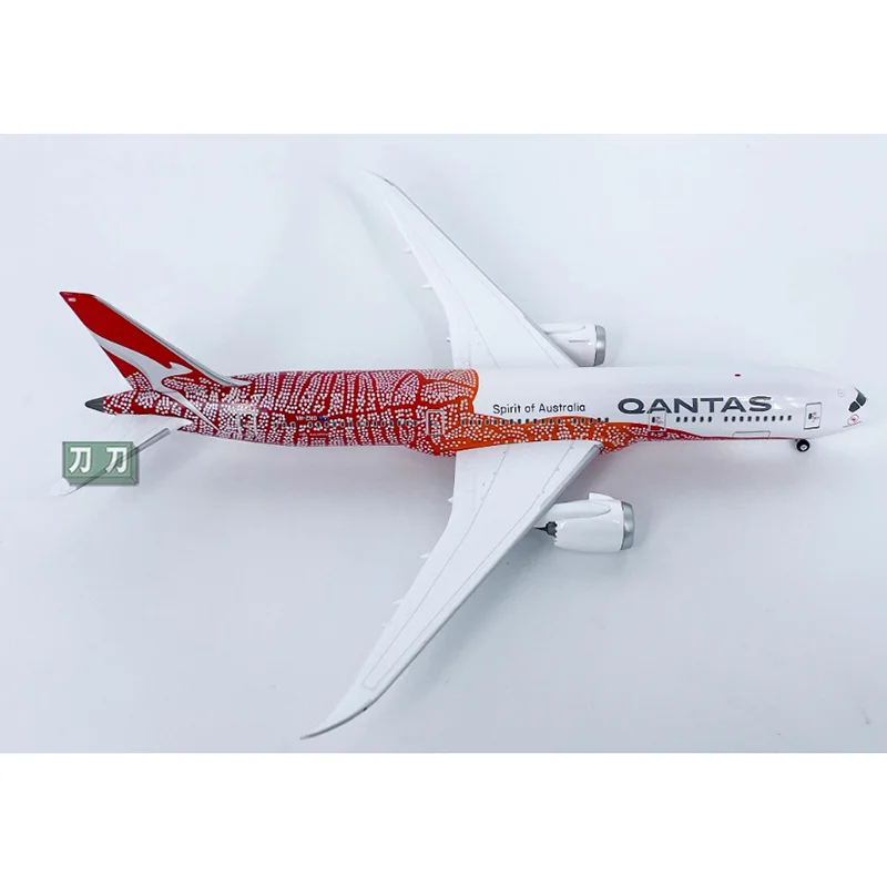 Diecast Scale 1/400 Qantas B787-9 VH-ZND Aircraft Model Alloy Material Simulation Decoration Collection Display