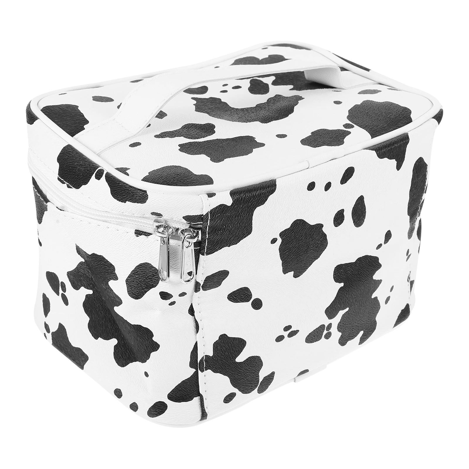 

Waterproof Large Capacity Travel Toiletry Bag With Handle Cow Themed Makeup Case For Travel Organizer Accessories Case