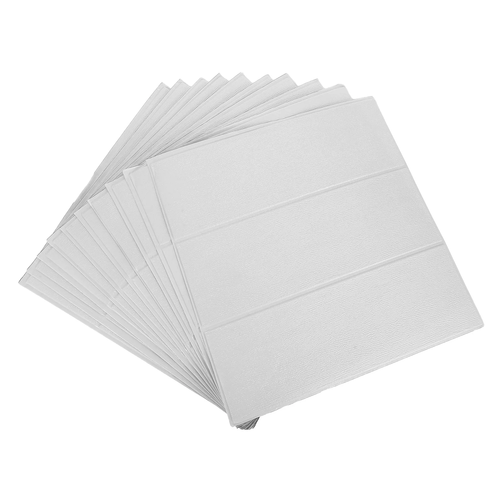 

20Pcs Peel and Stick Brick Wallpaper Self Adhesive Simulation Wall Decals Realistic Texture for Kitchen Backsplash Bathroom Wall