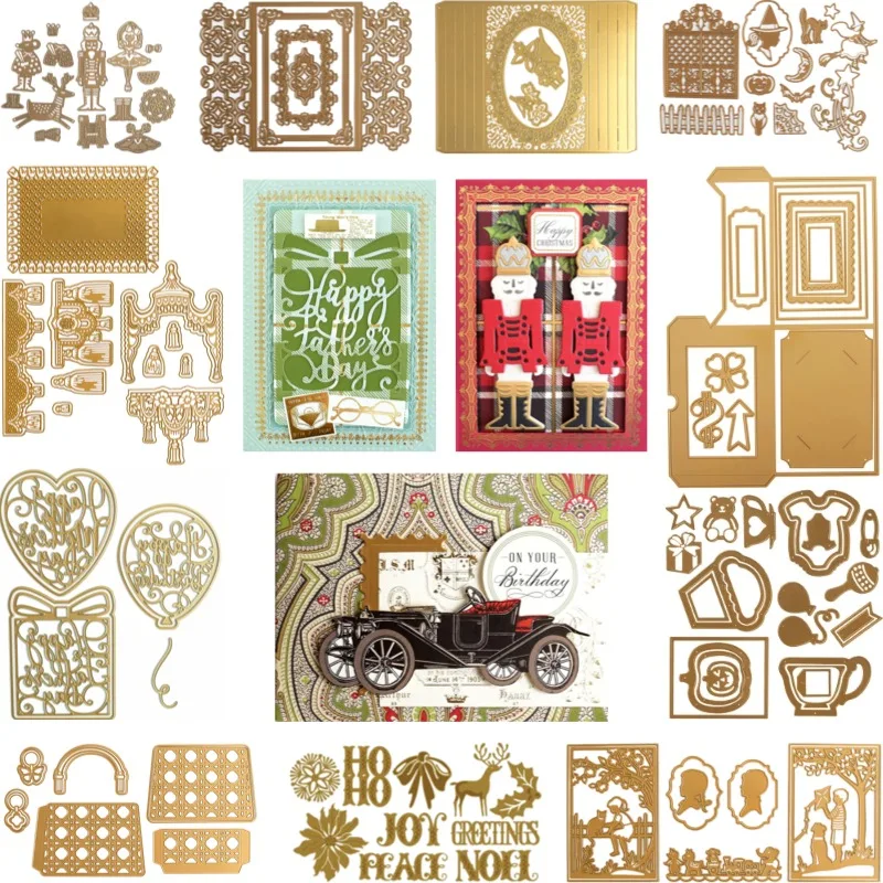 

The magician flies on a broomstick Cutting Dies Scrapbook Diary Decoration Stencil Embossing Template DIY Greeting Card Handmade