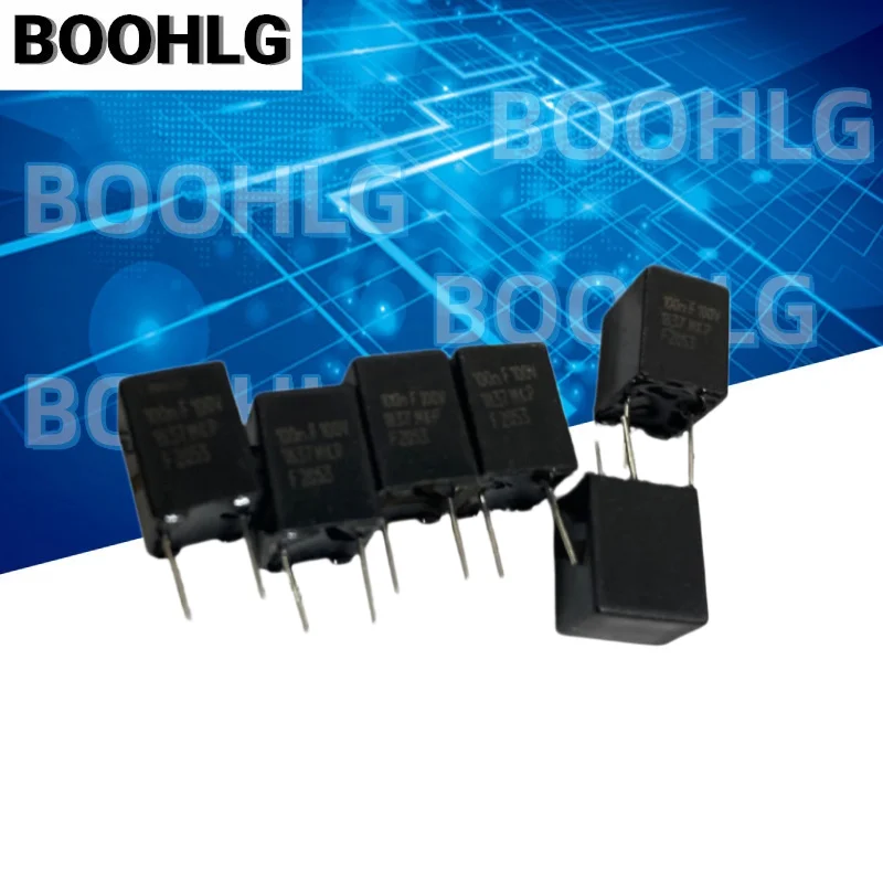 5PCS 100V 0.1UF 104 100NF ±1% Film Capacitor High Precision Capacitor