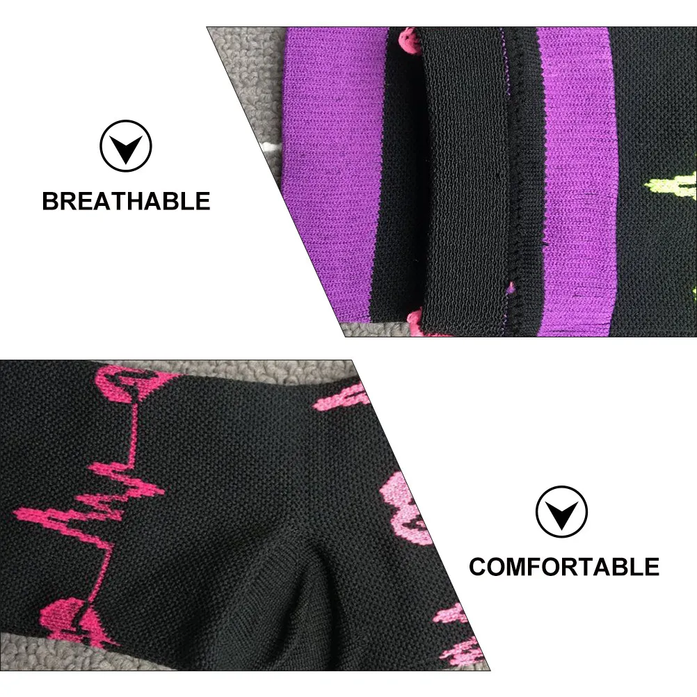 

1 пара компрессионных носков из нейлона премиум-класса, дышащие, до колена, спортивные, для бега, пеших прогулок, занятий спортом, путешествий на открытом воздухе, физических упражнений