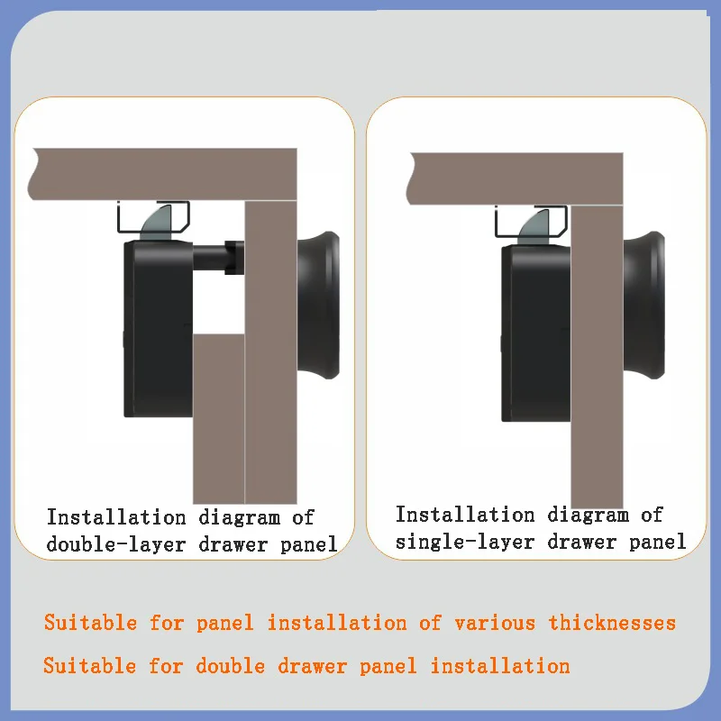 Smart Drawer Lock Passwort Finger abdruck Swipe Card Wickels chrank Türschloss Schuhs chrank Anti-Diebstahl-Lagers chrank Schloss