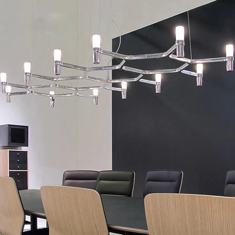 Nordic Creative Restaurant Light Designer Model Room Living Room Villa Hotel Club Bar Lamp Crown Art Lamps Pendant Lights