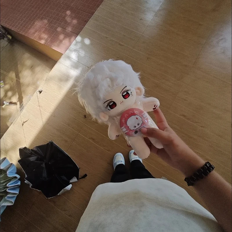 20cm Game Love and Deepspace Sylus Kawaii Cosplay Soft Cotton Doll Body With Skeleton Anime Cartoon Plushies Toy Figures Gifts
