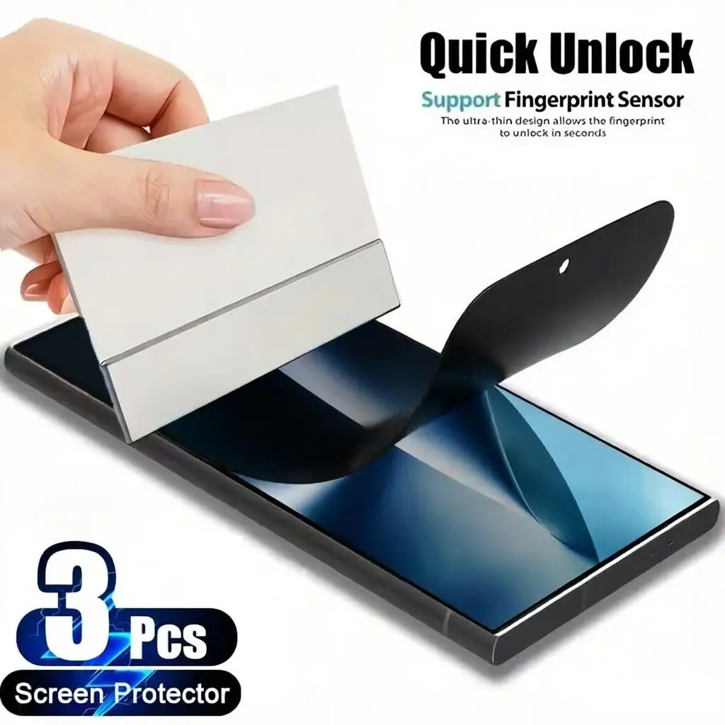3Pcs Anti-spy Hydrogel Film For Samsung Galaxy Not Glass Screen Protector For Galaxy S26 S25 S24 S23 S22 S21Ultra