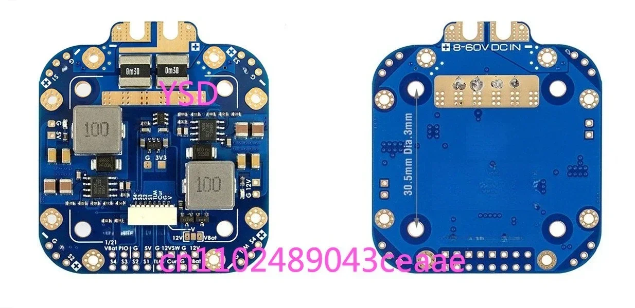 4 Axis Multi Axis Distribution Board 8-60V 4 X 70A 440AGalvanometer