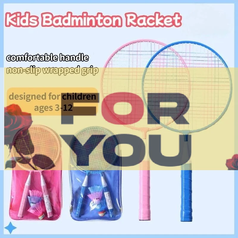 【OD】Kids Badminton Racket 2pcs With 3balls Starter Badminton Set Children Outdoor Sports Toy Indoor Game
