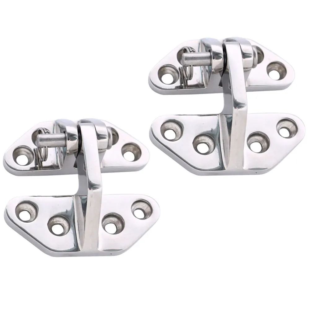 

2 Pack Heavy Duty Long Reach Marine Hinge Stainless Steel Marine Hinge with Screws Home Tools Hot Selling Accessories