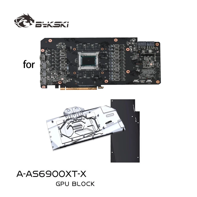 Bykski A-AS6900XT-X Water Block Use for ASUS TUF RX6900XT O16G/RX6800XT/ 6950 GAMING GPU Card Cooled/Copper Radiator Coolling
