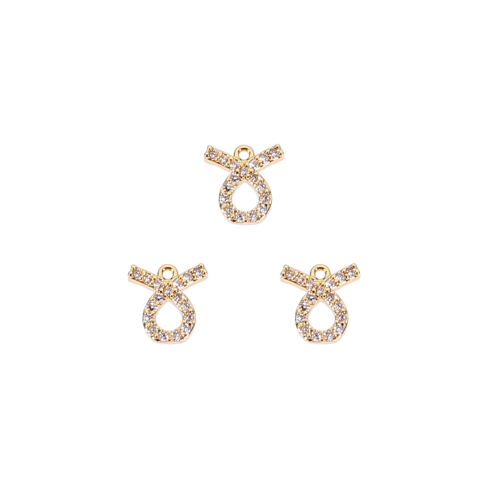 3 قطعة قلادة زودياك أقراط نحاسية أنيقة لامعة الأذن ترصيع لحفل زفاف عادية أنيقة لتقوم بها بنفسك مجوهرات هدية أقراط نحاسية