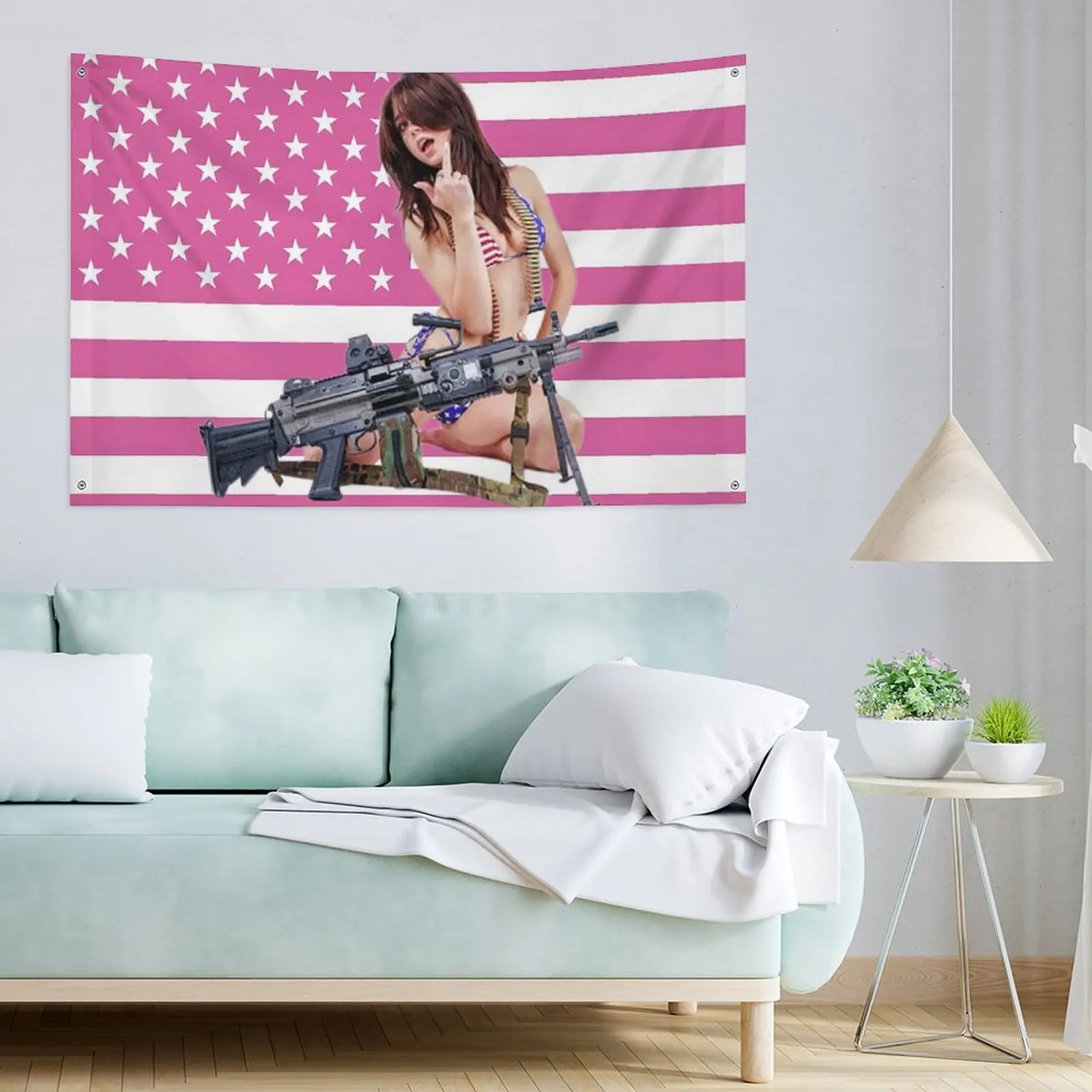 أعلام مخصصة لمتجر الحلاقة لغرف النوم، ديكورات خارجية، كائنات منزلية مزخرفة، علم الحديقة لتعليق الإعلان