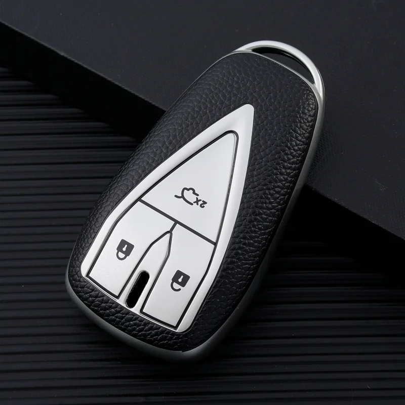 

TPU Leather Shell Fob for Changan UNIT UNIK CS35PLUS CS55 PLUS CS75 PLUS Oshan X7 X5 Car Key Case Cover Car Accessories