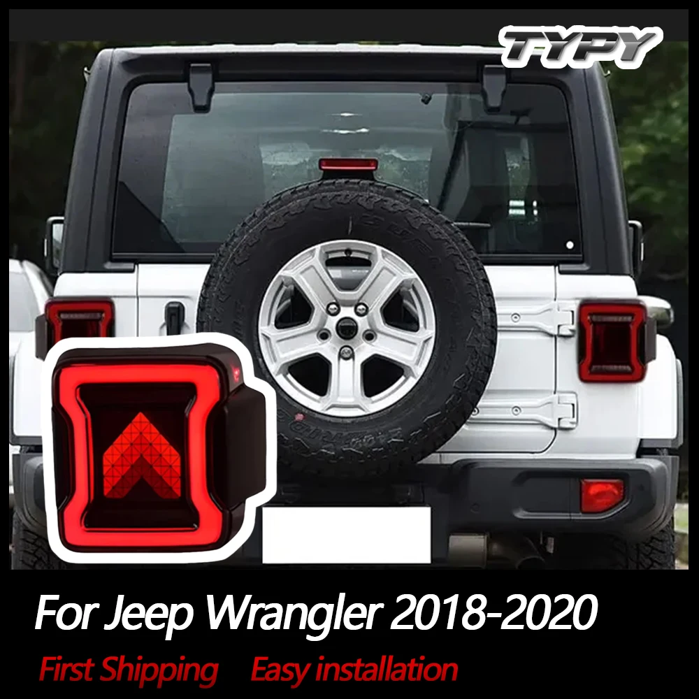 

TYPY Car Lights For Jeep Wrangler 2018-2020 Taillight LED Projetor Tail Lamp Daytime Running Light Automotive Accessories