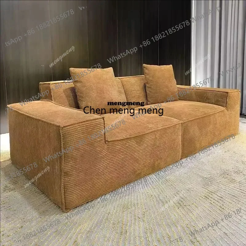 

Corduroy Japanese Compressed Sofa Apartment Armchairs Apartment Massage Compressed Sofa Comfortable Design Sedie Furnitures
