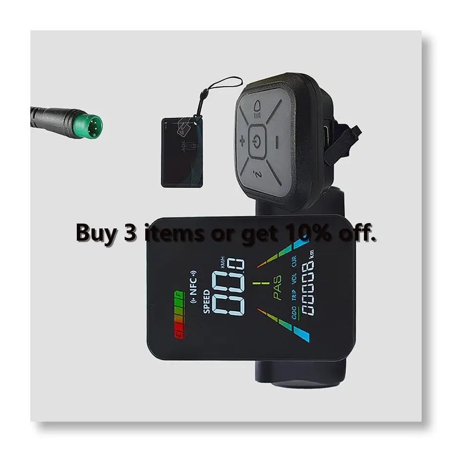 ✤-f3-e-bike-nfc-lcdディスプレイ、アニメーション表示機能付きカラーメーター、24v-36v-48v-60v対応、uart接続、電動スクーター用nfc-lcdメーター、速度計、5ピン