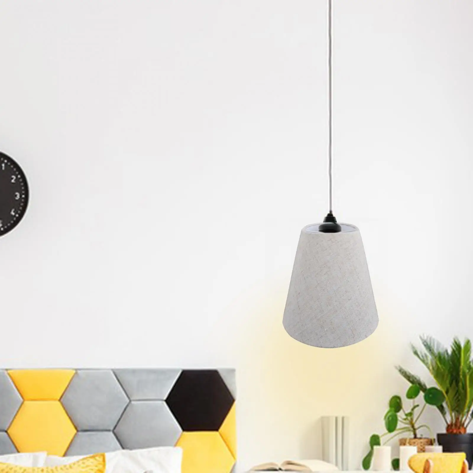 

Lampshade Conical Universal Fabric Lampshade for Hotel Bedside Home Restaurant Living Room