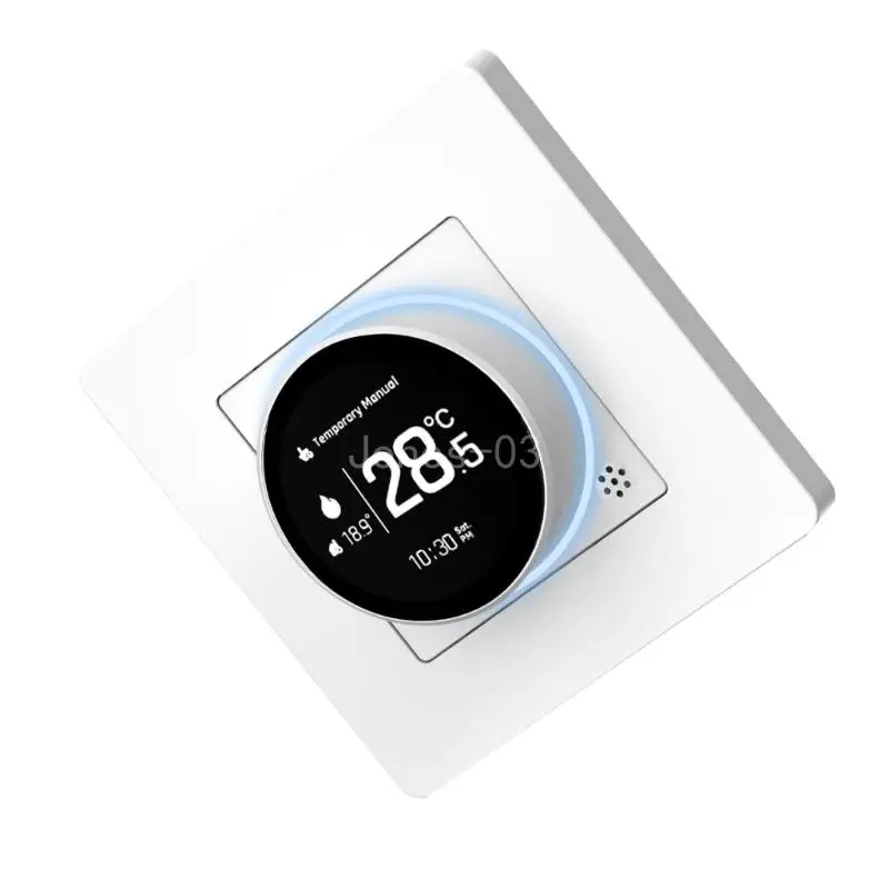 Q6PE Energy Saving Intelligent Thermostat Knob with Easy To Use Interfaces Home Heating Controller Simple Operate for Floors