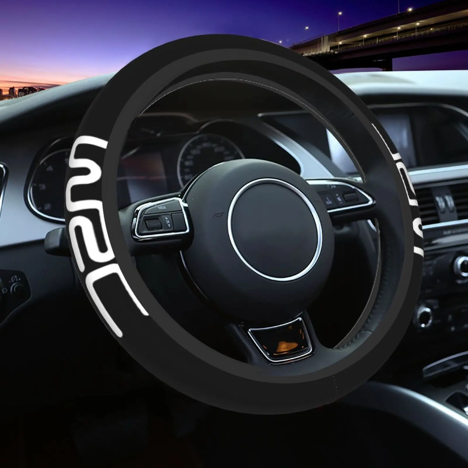 World Rally Championship  Universal Steering Wheel Cover for SUV Soft Car Steering Wheel Protector 15 Inch Auto Accessories
