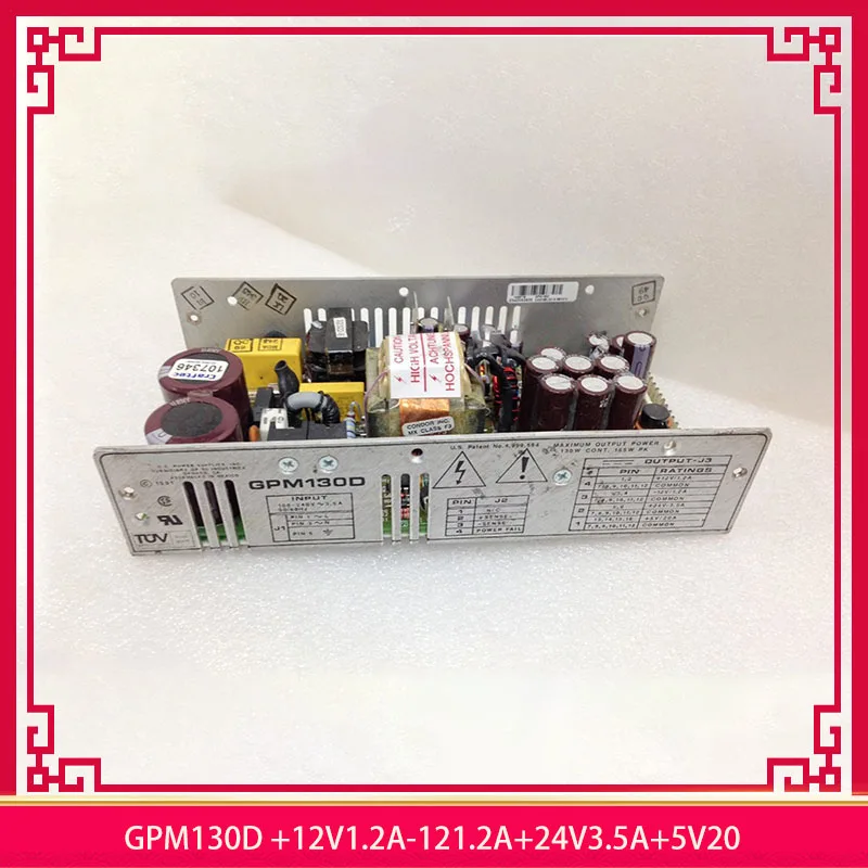 

GPM130D +12V1.2A-121.2A+24V3.5A+5V20 For CONDOR Industrial Medical Power Before Shipment Perfect Test