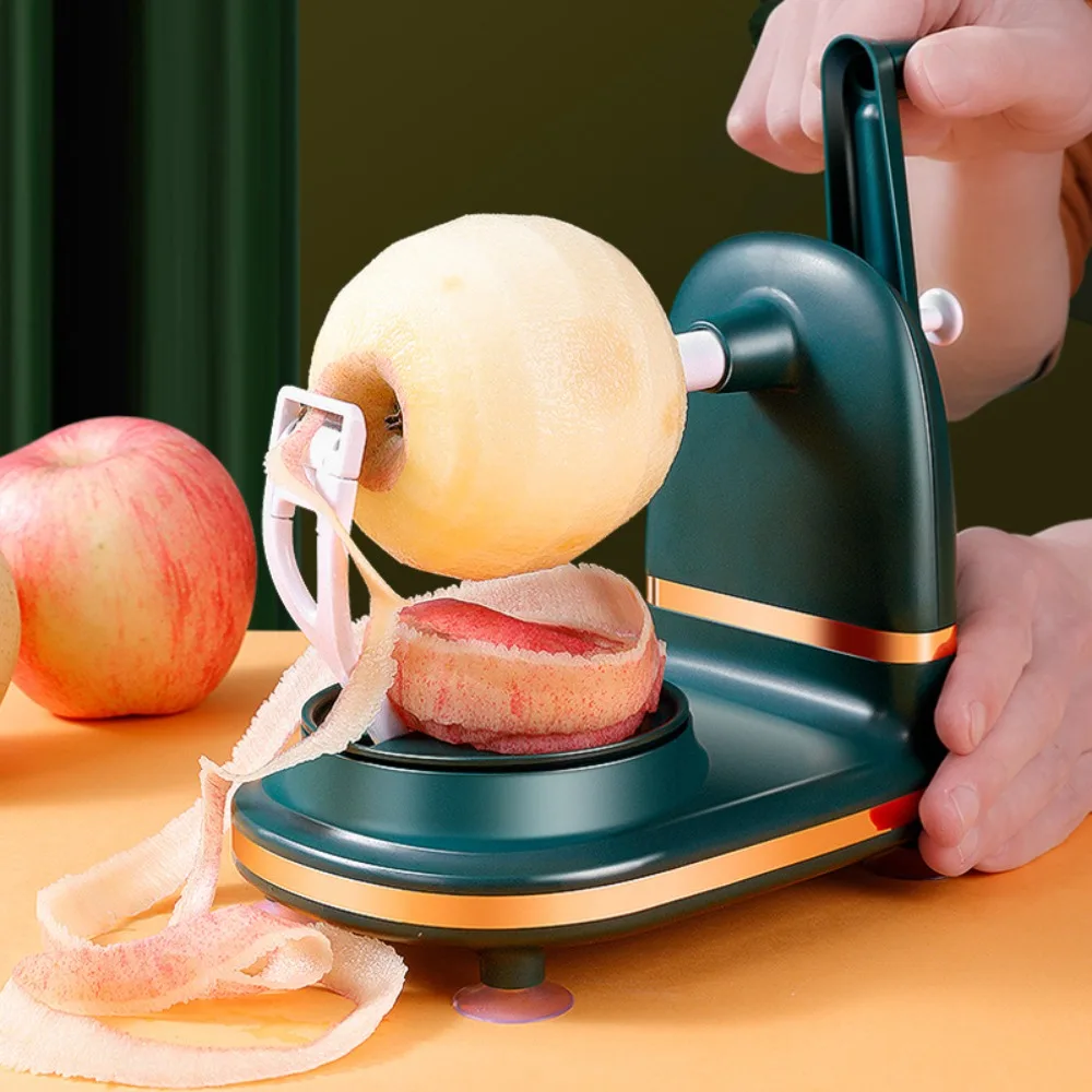 Safe Plastic Hand Crank Fruit Peeler Rotating Labor-saving Peeling Machine Does Not Hurt Hands Maunal Automatic Peeler Potato