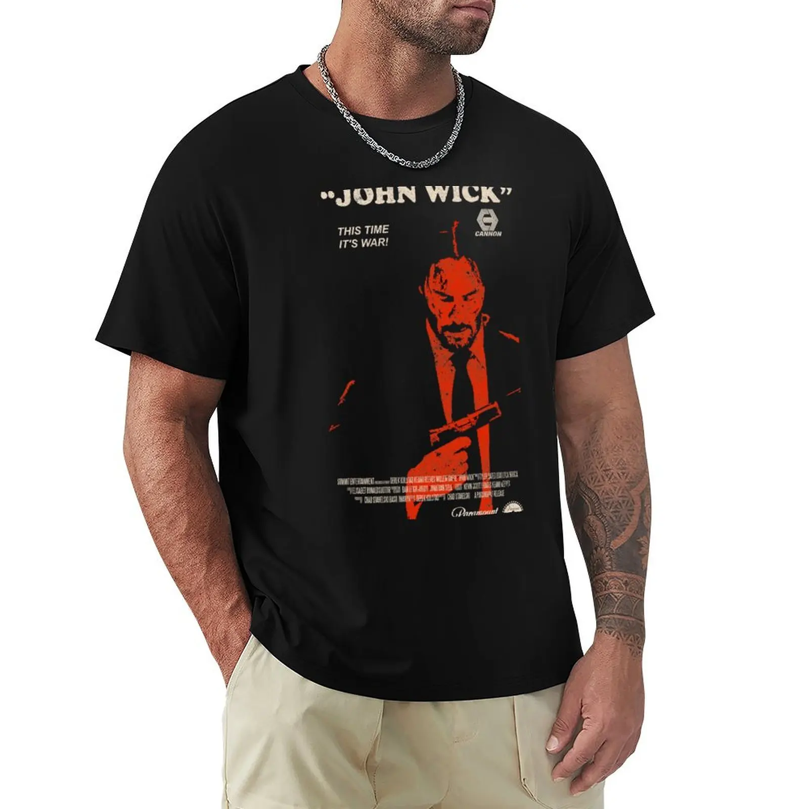 

John wick the movies T-Shirt anime t shirts basketball graphic tees mens funny t shirts