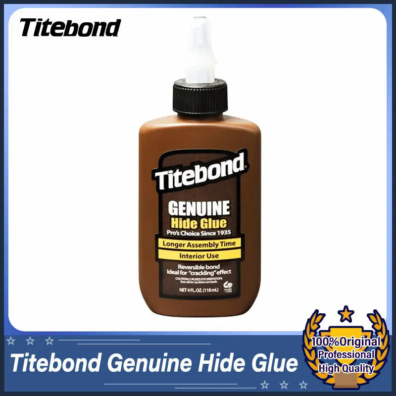 Titebond Genuine Hide Glue 4 FL oz Reversible Bond Ideal for 