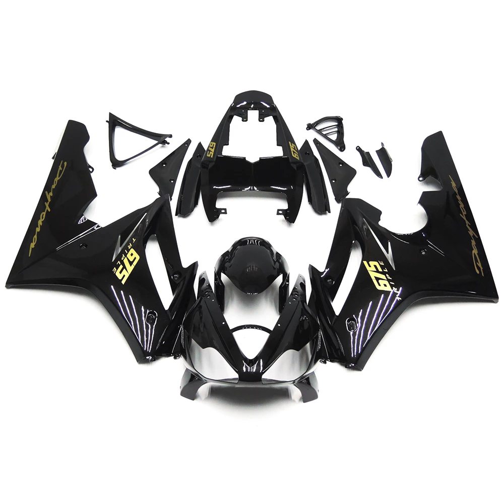 

Motorcycle Fairing For Daytona 675 2006 2007 2008 Set Body Kit Plastic Accessories Injection Full Bodywork Cowl Black