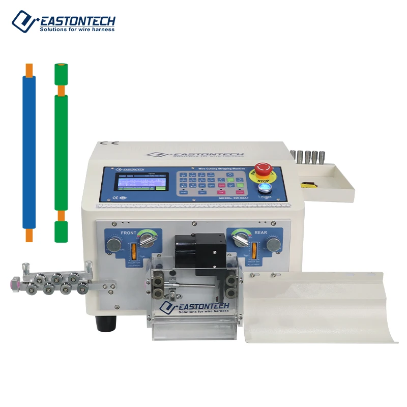 EW-02A+ Automatic Computer Wire Cutter And Stripper Copper Wire Insulation Removal Machine Wire Cutting And Stripping Machine